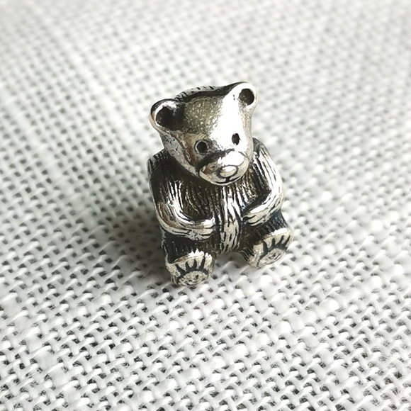 Pandora Teddy Bear charm Sterling Silver 925